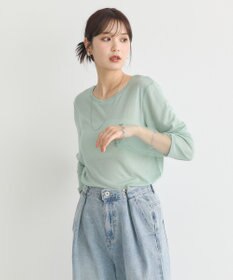 earth music&ecology シアースリーブプルオーバー