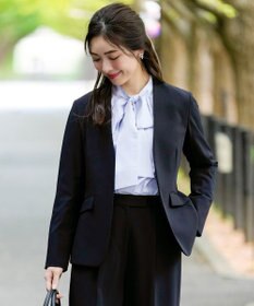 ANY SIS L セレモニーダブルクロス カラーレス ジャケット