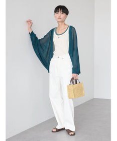 AMERICAN HOLIC ニュアンスメッシュニットカーディガン