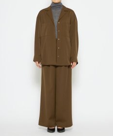 uncrave 【UNISEXあり】ギャバジン シャツ（uncrave WHITE）