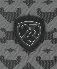 23区GOLF 【UNISEX】モノグラムボストンバッグ　シューズ収納付きの大容量　ショルダー持ちも可能