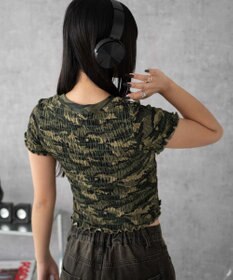 WEGO ロゴシャーリングちびT