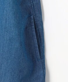 組曲 KIDS 【110-140㎝】 フラワーボタンデニムワンピース