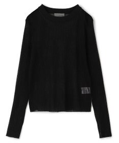 uncrave シアー リブ クルーネック ニット（uncrave STANDARD）