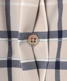 J.PRESS LADIES 【洗える】コンパクトチェック シャツカラー ワンピース