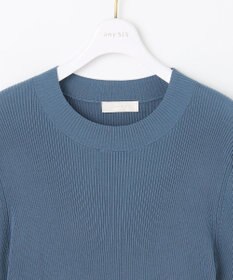 ANY SIS 【洗える】シアーディテール ニット