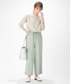 J.PRESS LADIES 【洗える】T／Rアルデンテツイル パンツ