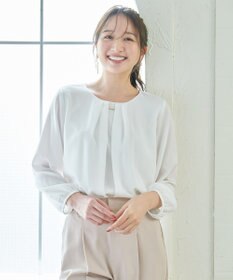 ANY 【洗濯機可】フロントタックブラウス