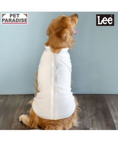 PET PARADISE Lee ジップボア ベスト ホワイト 中型犬 大型犬