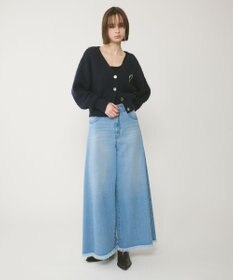 GRACE CONTINENTAL ワッフルショートニットカーディガン