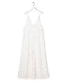 23区 【GOLD LABEL/見上愛さん着用】BROCHEレース キャミソール ワンピース