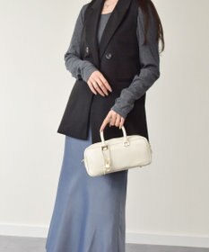 INTER-CHAUSSURES 【CHRISTIAN VILLA】レザーハンドルハンドバッグ