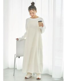 earth music&ecology なみなみ柄キャミワンピース