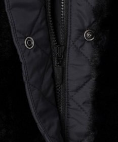 23区GOLF 【WOMEN】ファー＆キルトコンビワンピース