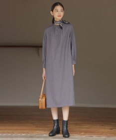 J.PRESS LADIES 【洗える】ANASTASIA milled ワンピース