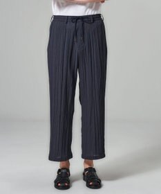 JOSEPH HOMME 【HIGH GRADE LINE】フォグプリーツストレッチ　ドロスト付ワイドストレートパンツ / HARRY CONVERTIBLE