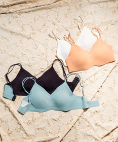 WACOAL ノンワイヤーブラ 【GOCOCi ゴコチ】 ラクなのにしっかりフィット 立体的なバストシルエット レディース ハーフトップ ブラトップ CGG233 /ワコール