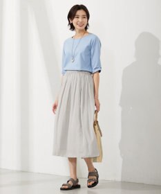 J.PRESS LADIES 【洗える】 Dyed Dechine Air Flow スカート