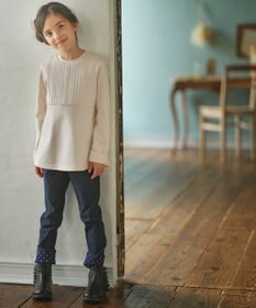 組曲 KIDS 【110-140cm】ホイップキルト トレーナー