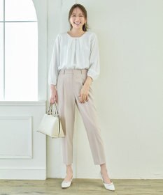 ANY 【洗濯機可】フロントタックブラウス