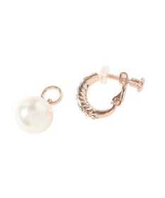 Maison de FLEUR ２Ｗａｙパールビジューイヤリング