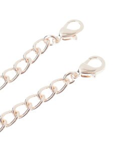 Maison de FLEUR ピンクマニアビジューリボンパールバッグチャーム