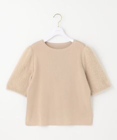 ANY SIS L 【洗える】シャギースリーブ ニット