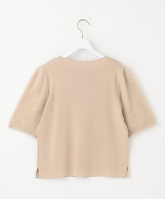 ANY SIS L 【洗える】シャギースリーブ ニット