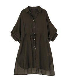 YECCA VECCA シアー2way袖バルーンチュニック