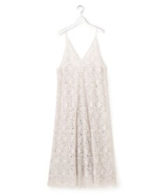 23区 【GOLD LABEL/見上愛さん着用】BROCHEレース キャミソール ワンピース