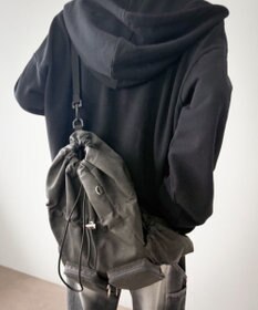 WEGO 【ユニセックス着用ITEM】2ポケットPUドロストナップサック