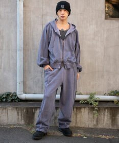 WEGO 【ユニセックス着用ITEM/ウエストゴム】スウィッチングスウェットパンツ