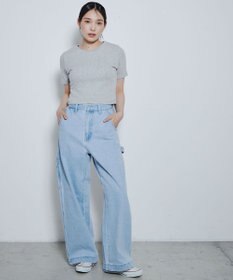 WEGO ルーズペインターパンツ