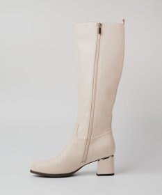 BONTRE 【PRECIEUX JOUET/プレシュウジュエ】メタルヒールロングブーツ