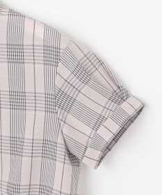 J.PRESS LADIES 【洗える・イージーケア】ドライタッチ ドビーチェック ブラウス