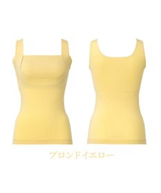 BRADELIS New York 【BRADELIS NewYork peace】綿混楽々dailyブラキャミ25 ノンワイヤー 補正下着 カップ付き キャミソール ブラトップ