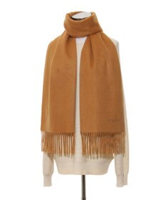 MOONBAT 【洗えるカシミヤ】FURLA カシミヤ100％ 無地ビッグマフラー／幅50cm