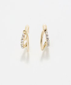 Phoebe 〈痛くないシリーズ/アレルギー対応〉ブリリアントダブルフープライトフィットイヤリング　ゴールド