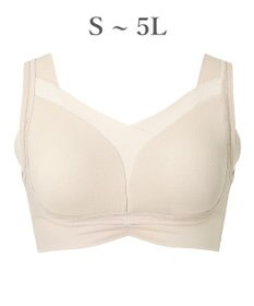 BRADELIS New York 【Yukine inc. 】ゆきねえモアソフト快適ホールドブラ24  接触冷感 ノンワイヤーでラクに補正 ブラジャー YH124201