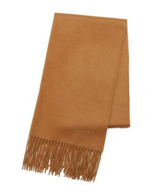 MOONBAT 【洗えるカシミヤ】FURLA カシミヤ100％ 無地ビッグマフラー／幅50cm