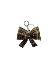 WEGO チェックリボンキーホルダー