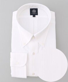 J.PRESS MEN 【KING SIZE】【PREMIUM PLEATS / 形態安定】スーピマコットンマイクロストライプ シャツ/B.D.