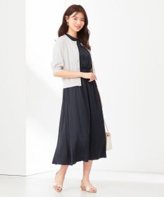 ANY SIS 【洗える】ハーフスリーブ カーディガン