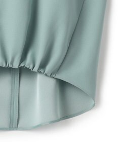 ICB FluidBackSatin フレンチスリーブブラウス