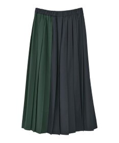 AMERICAN HOLIC 【選べる丈】ブロッキングプリーツスカート