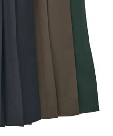 AMERICAN HOLIC 【選べる丈】ブロッキングプリーツスカート