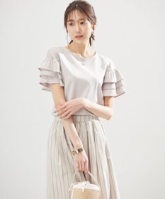 組曲 コットンポンチシア－スリーブ ブラウス