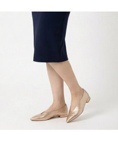 MODE ET JACOMO <MODE ET JACOMO>Uカットフラットプレーンパンプス