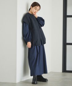 #Newans 【撥水/洗える】ビックスクエア中綿ベスト