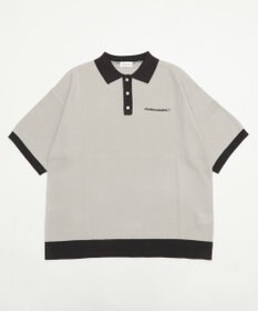WEGO 【ユニセックス着用ITEM/MLサイズ展開】ワンポイントニットポロシャツ（SS）